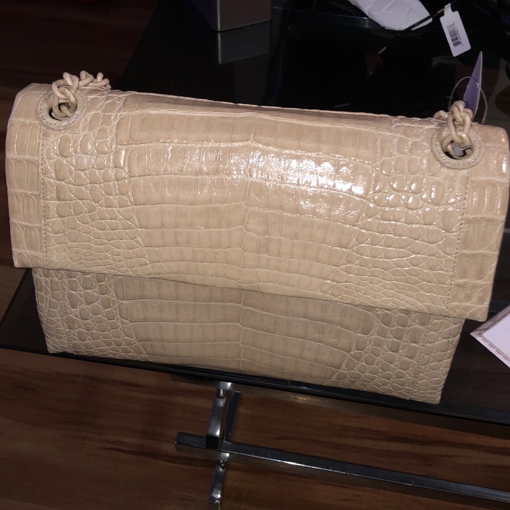 Nancy Gonzalez Madison Crocodile Shoulder Bag